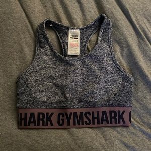 Navy and Purple Gymshark sports bra size small worn once perfect condition